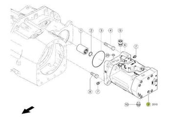 Claas Jaguar 970 - hydromotor silnik hydrauliczny 0001246720