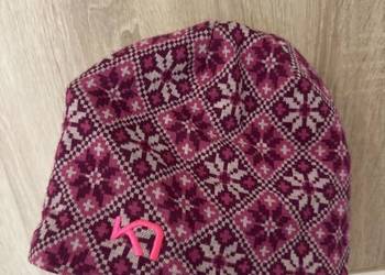 Czapka Kari Traa 100% wool wełna norweski wzór outdoor trekking zimowa