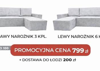Narożnik z funkcją spania ! Wyprzedaż