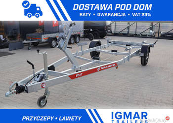 Przyczepa podłodziowa TEMARED BOAT B13/076/21 V FULL LED i alufelgi