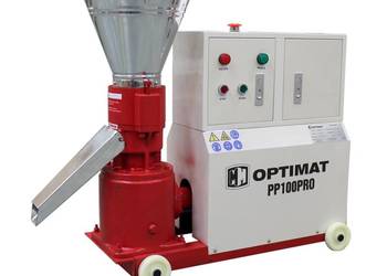 PELECIARKA GRANULATOR PASZY OPTIMAT PP100PRO 100 KG/H 400V MATRYCA 119 MM