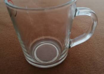 Szklanka z uchem przezroczysta,kubek Florina Design