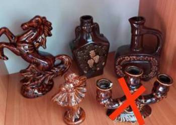 Dzbanki z porcelany PRL