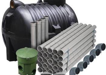 Oczyszczalnia ścieków 3000 z drenażem 48mb jednokomorowa