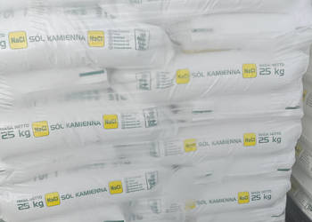 Sól Kłodawska przemysłowa paleta 1125kg worki po 25kg