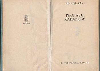 (7344) PŁONĄCE KABANOSY – ANNA ŚLIWIŃSKA