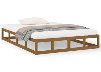 vidaXL Rama łóżka, miodowy brąz, 120 x 200 cm(SKU:820794)