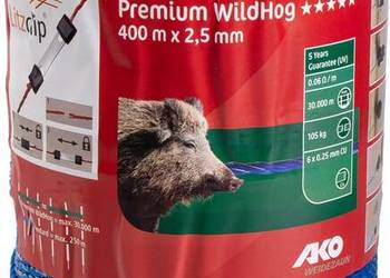 Linka Premium WildHog poliestrowa 6x0.25, Cu niebieska 400 m 449312