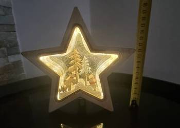 Gwiazdka drewniana led