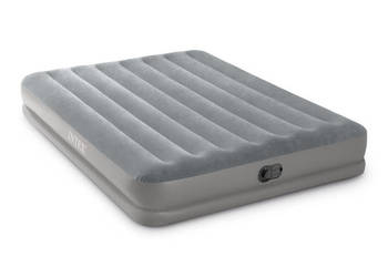 Materac dmuchany dwuosobowy 203x152x30 cm z wbudowaną pompką elektryczną I…