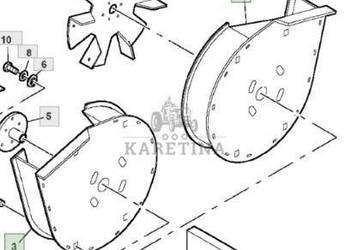 John Deere 9780CTS 9780HM 9780 CTS Obudowa Wentylatora Wentylator H129653 …