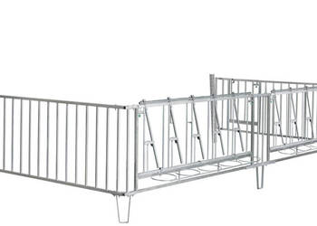 Ogrodzenie dla domku dla cieląt Hybrid z samozamykającym się systemem blok…