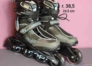 Rolki Rollerblade damskie SPARK 80 - r. 38,5 /24,5 cm prawie nowe [R7]