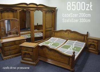 Piękna Sypialnia Dębowa - meble-do-sypialni