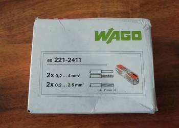 Szybkozłączki WAGO 221-2411 paczka 60 szt.