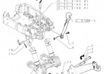 New Holland T6010 Cięgło dolne 87731098