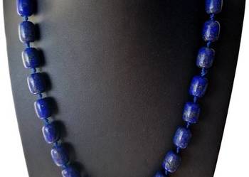 LAPIS LAZULI LAZURYT NATURALNY PIRYT NASZYJNIK AJNA LIBRA KAMIENIE MISTYKÓW