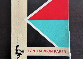 Kalka Kores Silva Plan Black - Type Carbon Paper (z czasów PRL)