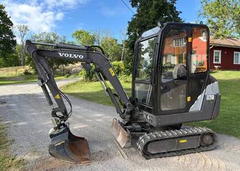 Minikoparka Volvo EC15B rok 2009