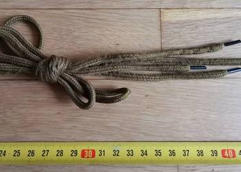 214. SZNURÓWKI do butów z okresu PRL, Zgniła zieleń 214. SZNURÓWKI do butów z okresu PRL, Zgniła zieleń