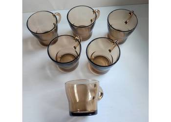 filiżanki do herbaty kawy mokki espresso Duralex vintage retro kolekcjoners
