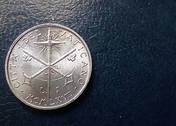 Stare monety 1 lir 1967 Watykan