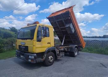 man 12.163 wywrotka 3 stronna ,blokada mostu , 7t ladownosci