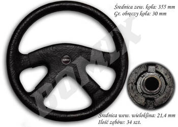 Koło kierownicy Multicar M24 M25 równiarka BAUKEMA SHM  L-01-15