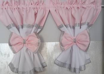 Zazdroski/kokony 2 sztuki pudrowy róż z białym