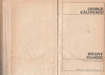 (02362) BIEDNY IOANIDE – GEORGE CALINESCU