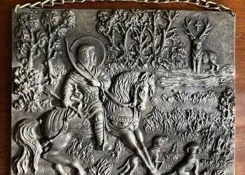 Św. Hubert, płaskorzeźba