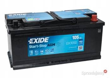 Akumulator EXIDE AGM 105Ah/950A START STOP EK1050