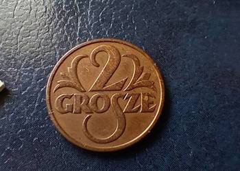 Stare monety 2 grosze 1935 2RP Polska piękna