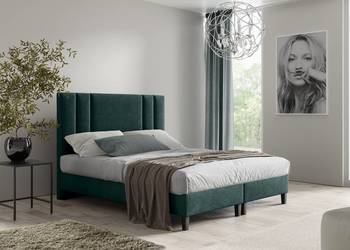Łózko tapicerowane z zagłówkiem do hotelu K-8 160x200 + stelaż PRODUCENT