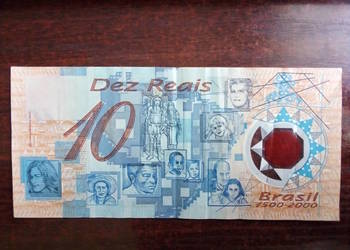 Banknot 10 reali Brazylia