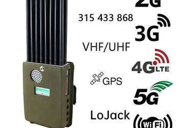 Zagłuszarka GSM WiFi jammer 16 anten 18 zakresów
