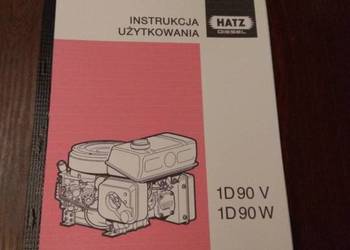 Hatz diesel 1D90V 1D90 W instrukcja użytkowania