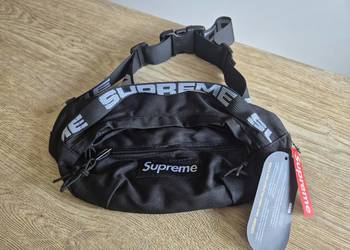 Supreme nerka saszetka czarna waist bag z metką