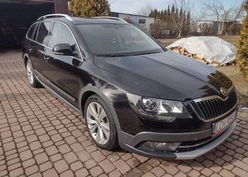 SKODA Superb 2.0TDI 170KM SCOUT 4*4 Skóry Panorama Navi Xenon ZADBANA