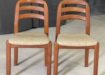 2 krzesła vintage, Dyrlund, teak, Dania, lata 60., design