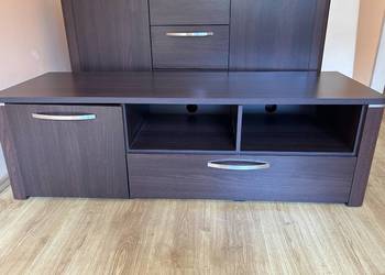 Szafka RTV kolor: wenge / ciemny brąz