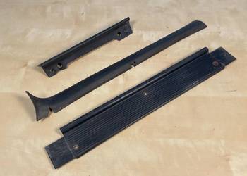 Plastiki fiat 125p listwa tylna progowa wewnętrzna i osłona słupka