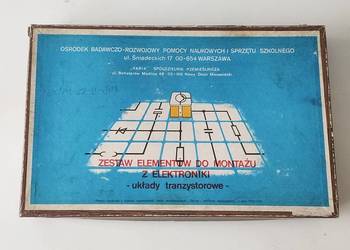 Zestaw elementów do montażu z elektroniki - układy tranzystorowe