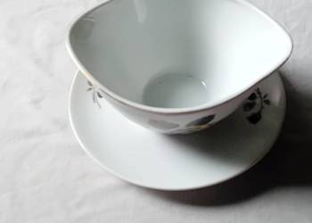 Sosjerka porcelanowa Chodzież, PRL. Sygnatura od X 1964 r.