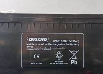 788x645x112  Akumulator żelowy GROM 12V 200Ah LPG12-200