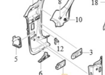 VOLVO V60 S60 wspornik dolny prawy bok nadwozia 31484820 OE