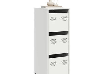 Szafka biała 39x35x1035 cm stal WM-851405