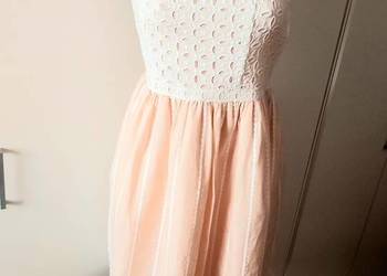 M Sukienka gorsetowa lato H&M styl boho