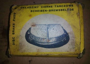 Klocki hamulcowe Fiat125, 127, 128, 131, 132,  Zastawa1100,