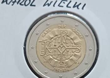 2 Euro Niemcy 2023 r. - Karol Wielki - men. "J"